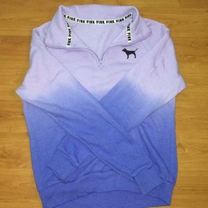 Pink quarter zip sweatshirt!!
